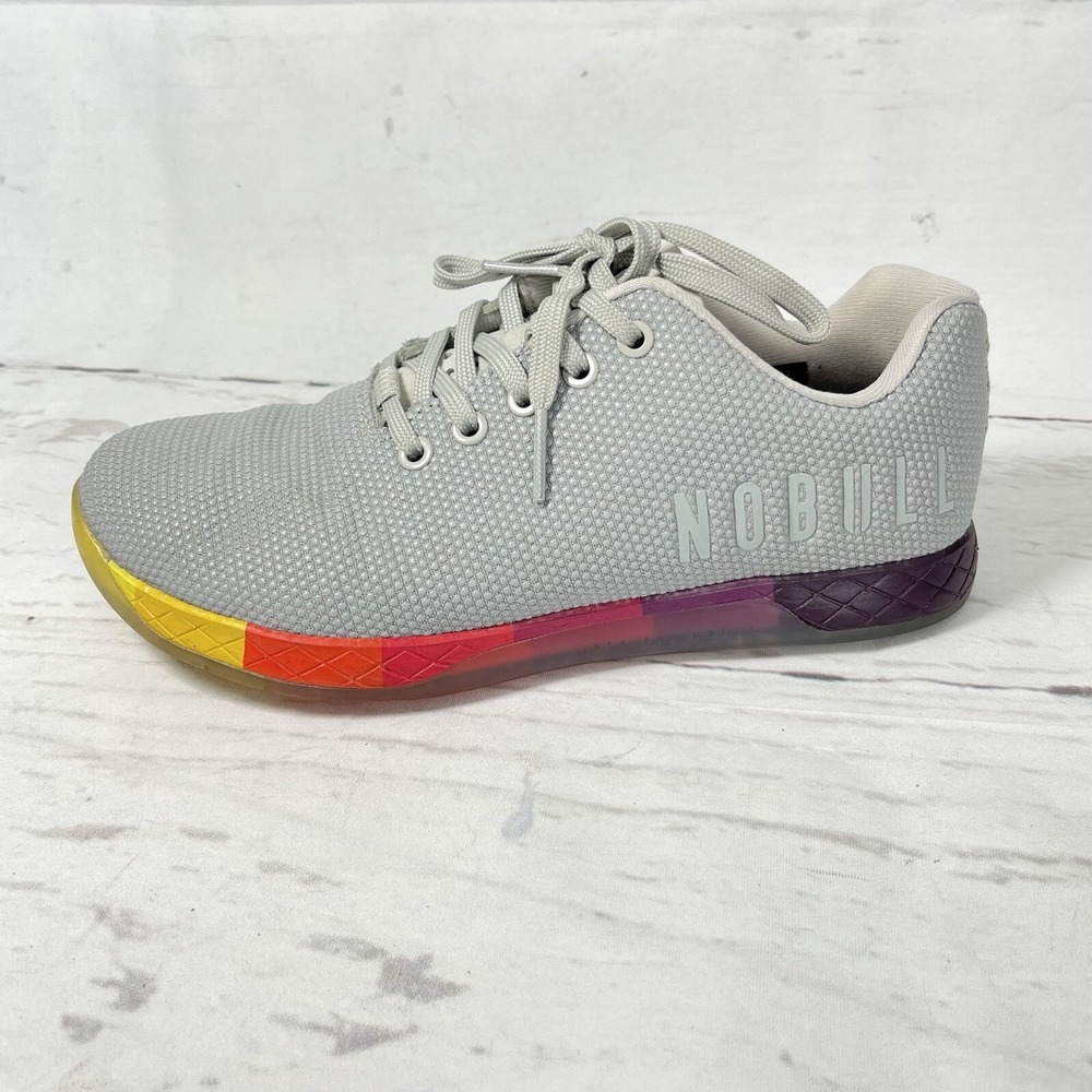 NoBull Gradient Shoes Women's 9 Gray Trainers Athletic Sneakers